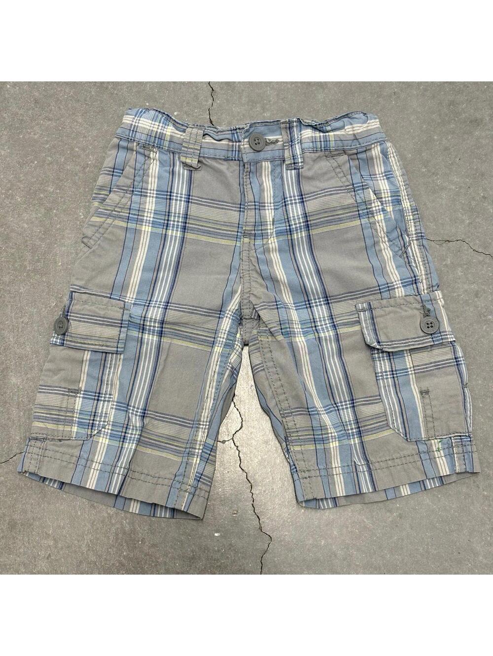 Levi’s Kids Plaid Cargo Shorts